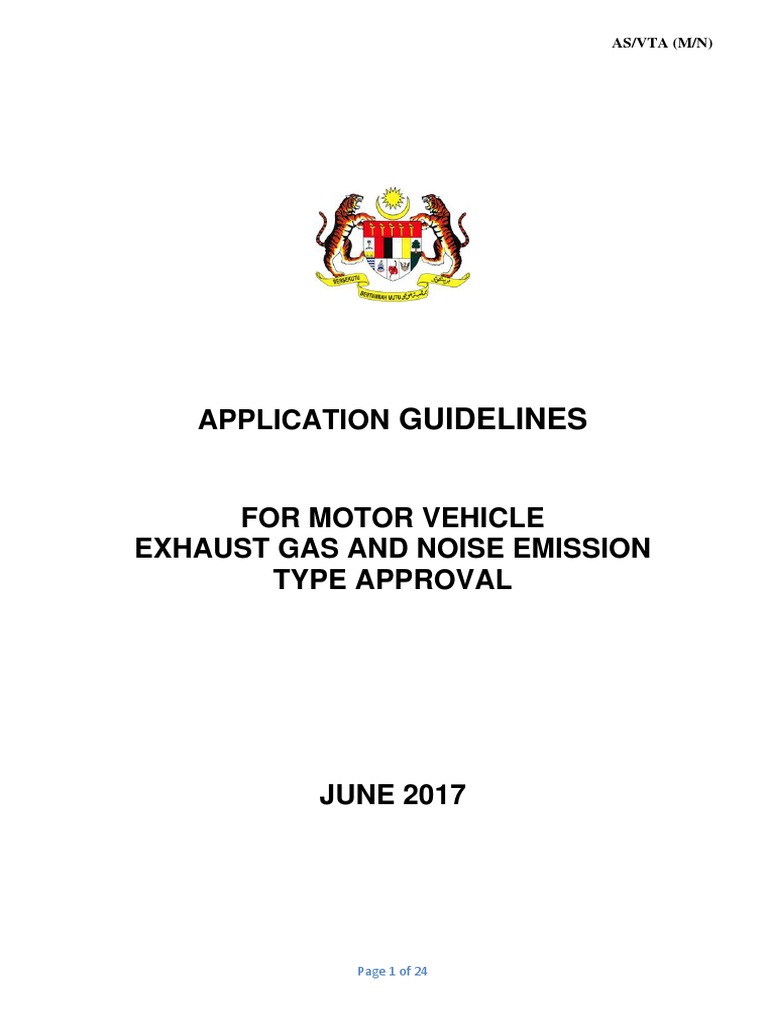 VTA Guidelines for Vehicle Emissions | PDF | Exhaust Gas | Air Pollution