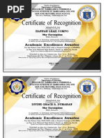 Academic Excellence Awardees Certificates Final 2023