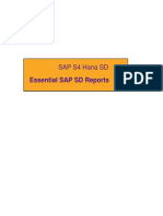 SAP S4 Hana SD Report