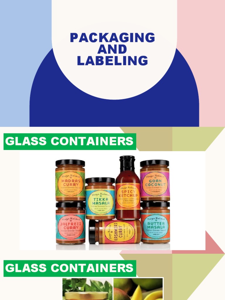 Packaging and Labeling PDF Packaging And Labeling Economies