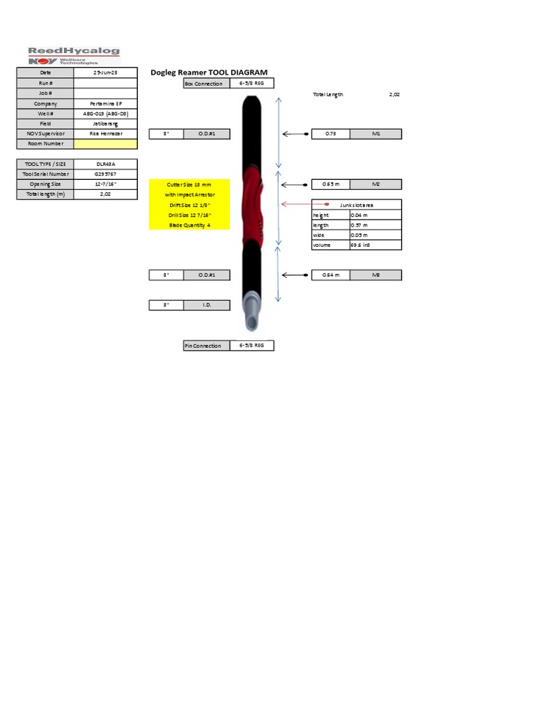 Fishing Diagram Dogleg Reamer PDF