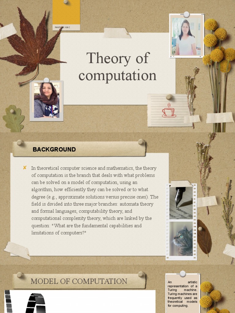 Overview of Computation Theory | PDF | Theory Of Computation | Automata ...