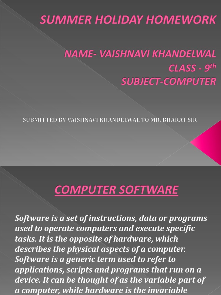 Types of Computer Software Explained | PDF | Source Code | Programming