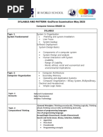 IGCSE Computer Science 0478 Syllabus 2025 | PDF | Computer Science ...