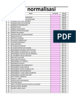 Form Normalisasi Nilai