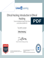 CertificateOfCompletion - Ethical Hacking Introduction To Ethical Hacking