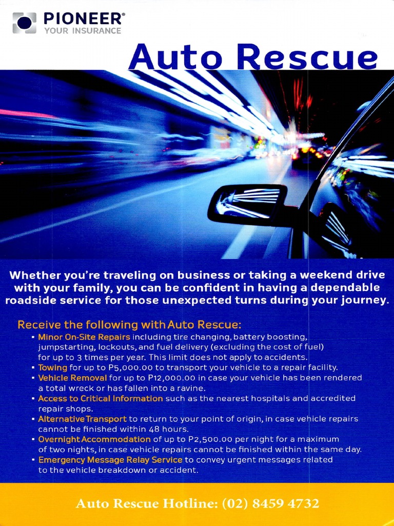 Pioneer Auto Rescue PDF