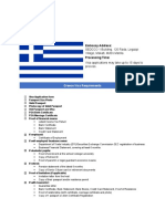 Greece Visa Requirement Checklist