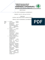 SK Jadwal Hari Pelayanan Laboratorium