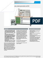 Training System Pneumatics Electro Pneumatics and PLC Gunt 1249 PDF - 1 - en GB