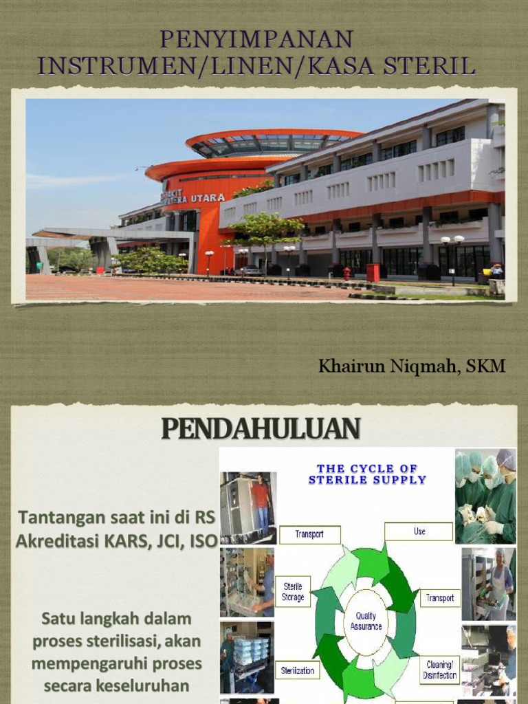 Penyimpanan Instrumen Linen Kasa Steril | PDF