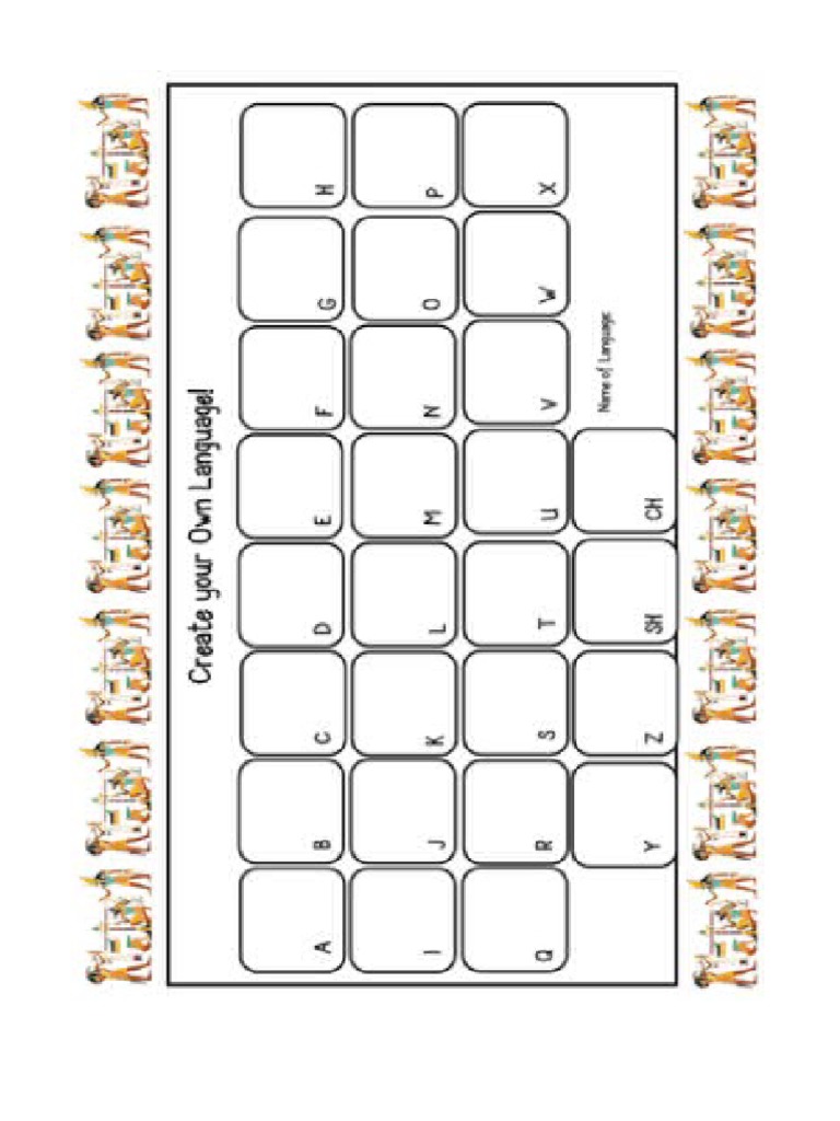 Hieroglyphics ABCs | PDF