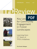 Key Lessons For Community Engagement in Forest Landscapes Learning From 17 Years of TFDs Initiatives