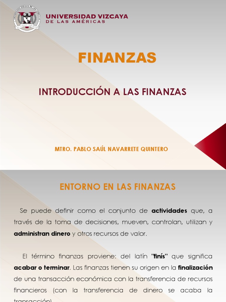 Introducción a las Finanzas | PDF | Capital de trabajo | Business