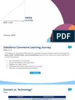 Salesforce Commerce (B2B, D2C) Technical Learning Journey FY23