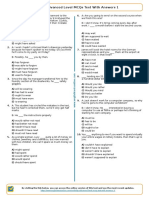 888 - Modality Advanced Level Mcqs Test With Answers 1