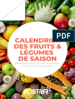 Calendrier Fruits Et Legumes de Saison Et Locaux Positivr v2022