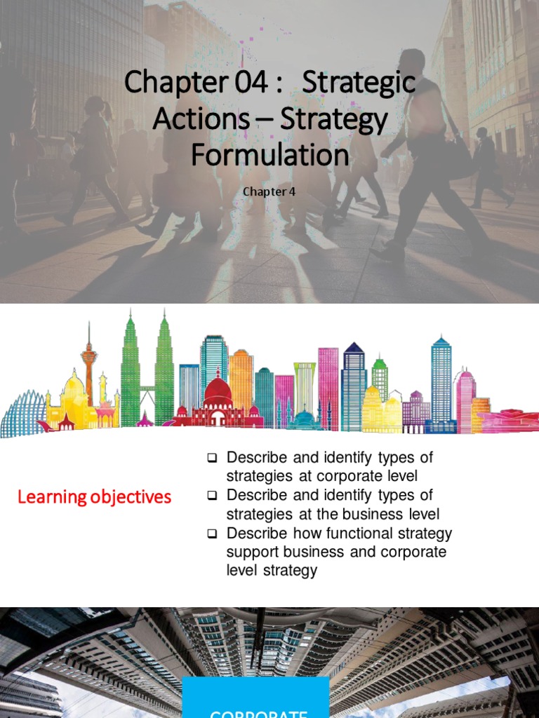 Corporate-Level Strategy Formulation Guide | PDF | Strategic Management ...