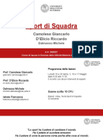 Slides X Esame Teoria Sport Di Squada Canale B 21