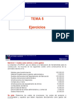 T5 - Informes Internos de Costes - Ejercicios