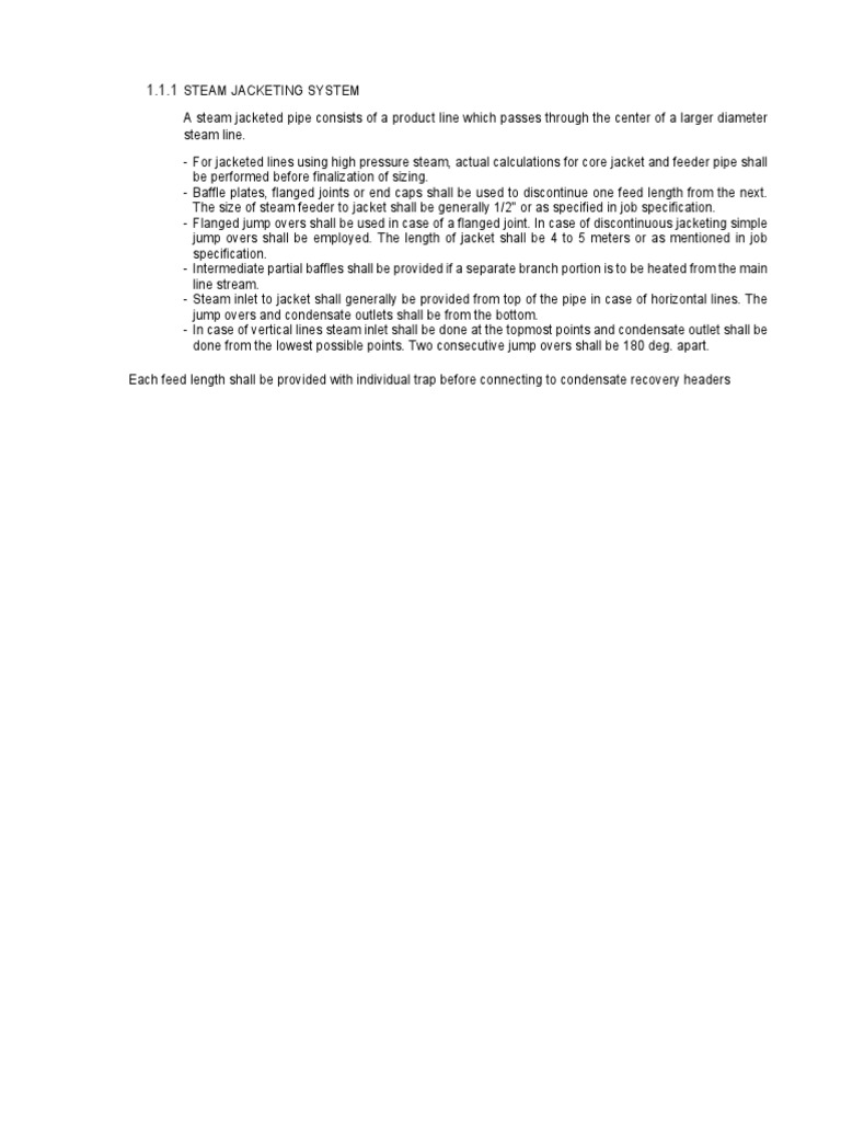 Steam Jacketing System Overview | PDF | Computers