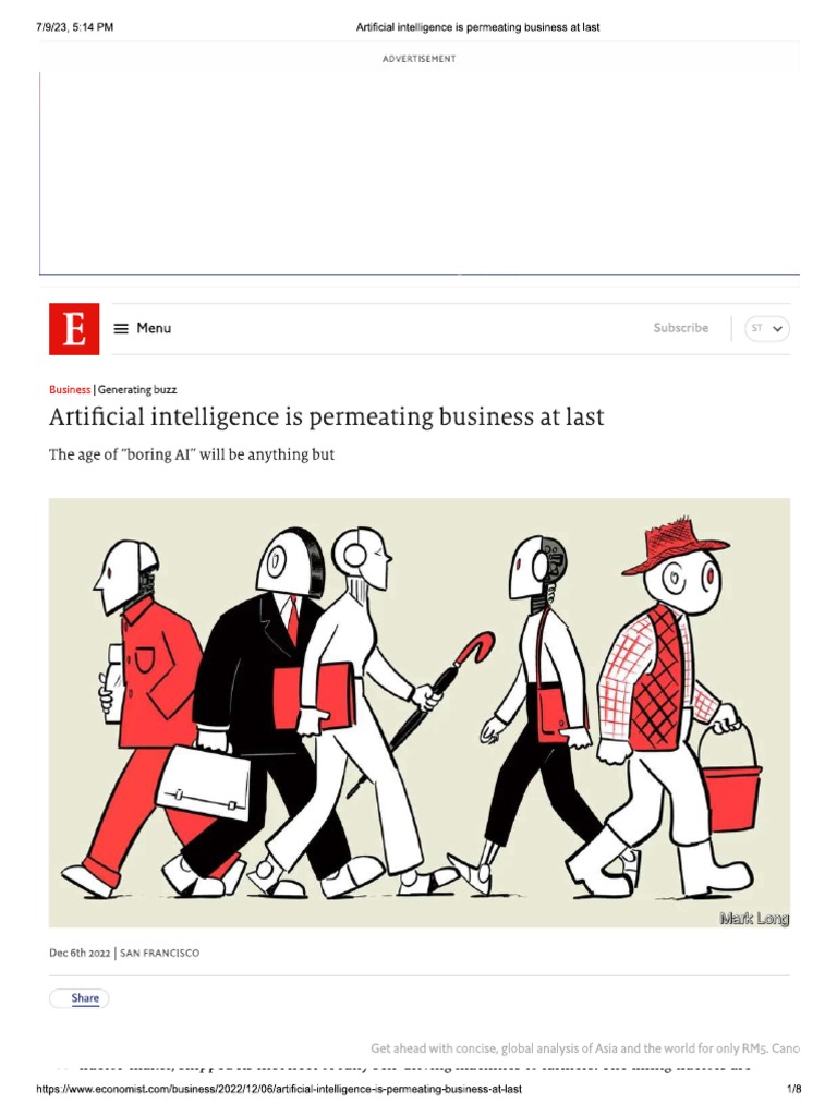AI Is Permeating Business at Last | PDF