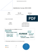 Online Student Satisfaction Survey 2019-2020