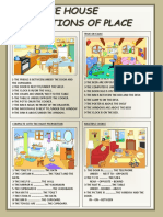 The House Prepositions of Place Fun Activities Games - 10901