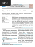 Arabic Aspect Based Sentiment Analysis Using Bidirectional GRU