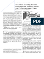 Identifying The Critical Moulding Machine by Basic Statistical Process Control Tools Parameters Affecting Injection Moulding Process