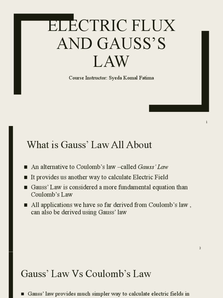 6 Electric Flux And Gauss S Law 27032023 112553am Pdf Flux
