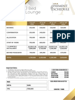 Gohar Residencia Payment Schedule 02