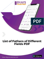 List of Father of Different Fields 36 1 13 761674283541276