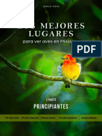 Los Mejores Lugares para Ver Aves - 1° Parte - Sergio Moya