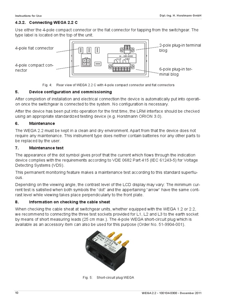 Maintenance Instructions For Voltage Detecting System PDF