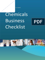 Chemicals Business Checklist PDF