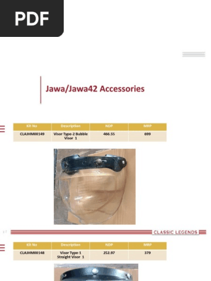 Jawa Catalogue