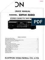 Denon drw-580 SM