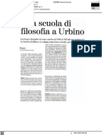 Una Scuola Di Filosofia A Urbino - Il Nuovo Amico Del 30 Luglio 2023