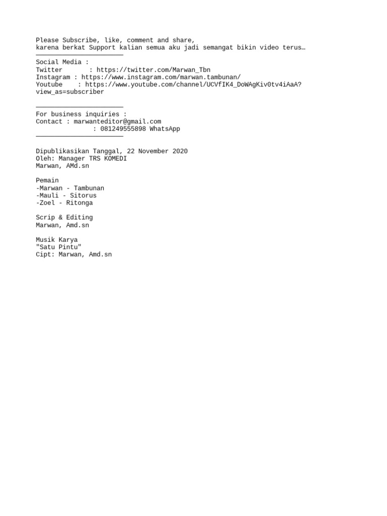Deskripsi video upload pdf