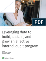 Leverage Date To Build Sustain and Grow An Effective Audit Program