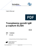 IFU TOXM0460 Toxoplasma Gondii IgM - Capture ELISA RUO 210923 e