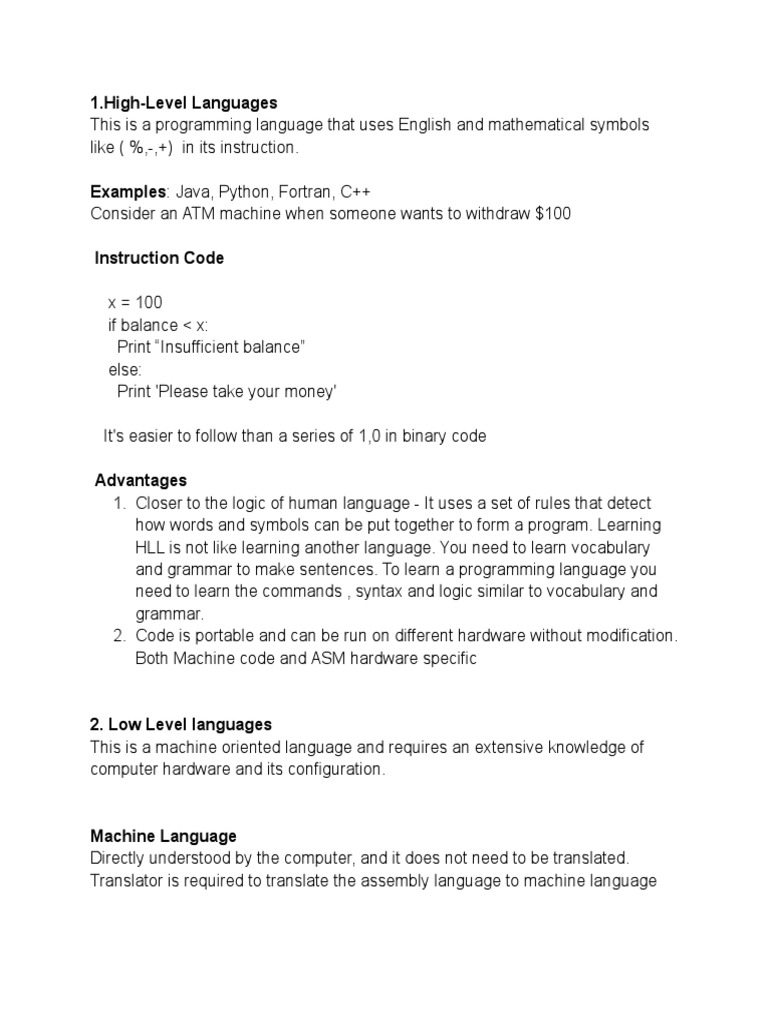 Assembly, Interpreters, Compilers | PDF | Assembly Language | Compiler