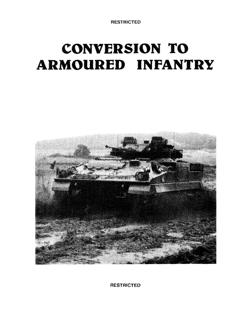 Conversion To Armoured Infantry | PDF