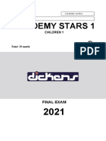 Academy Stars 1 - Final Exam 2021-1