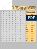 Wordsearch Adjectives For Describing Newspapers Learn English With Africa 2016 1
