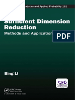 (Monographs On Statistics and Applied Probability (Series) 161) Li, Bing - Sufficient Dimension Reduction - Methods and Applications With R-CRC Press (2018)