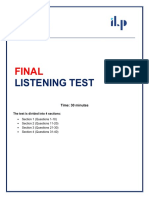 Final Listening Test - Essential A