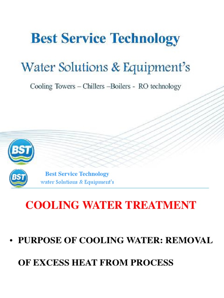 Cooling Water Systems PDF Corrosion Water