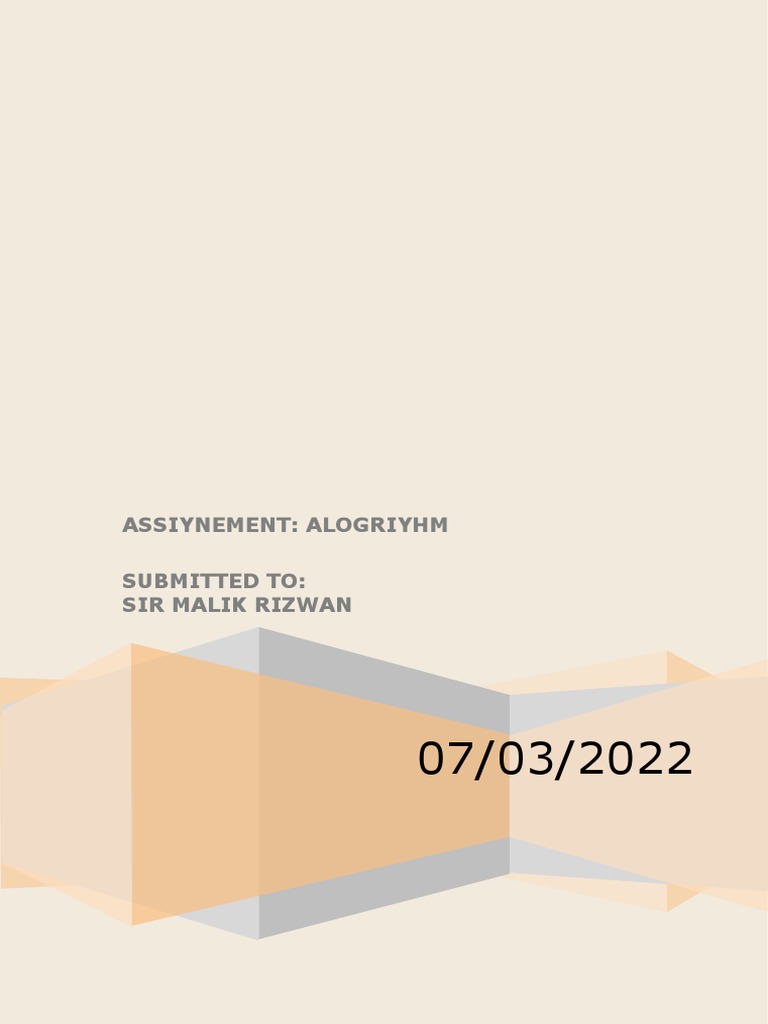 Rimsha Ahmad 1 | PDF | Algorithms | Computer Program